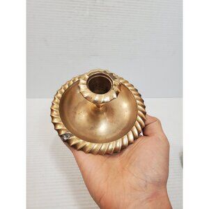 brass candlestick holder - vintage brass - candlestick - vintage home decor -